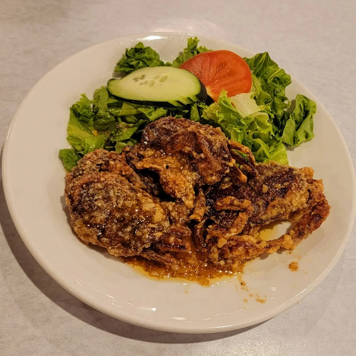 Soft Shell Crab w Garlic Butter