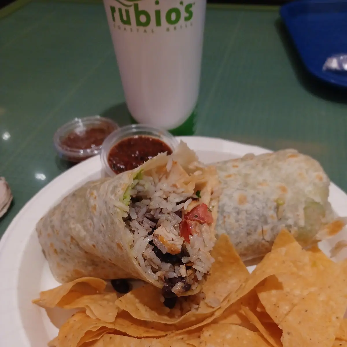 Chicken Burrito Combo