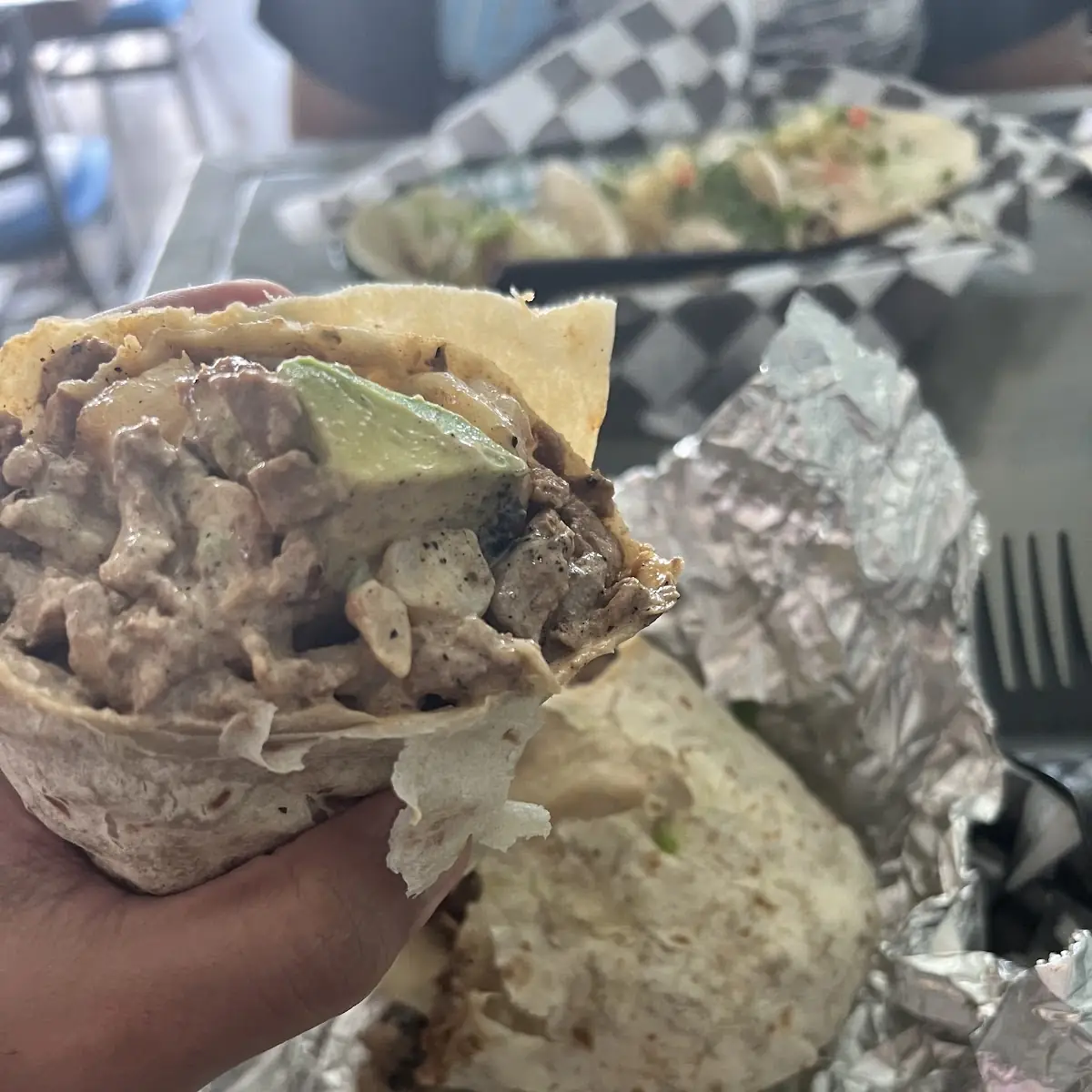 Surf and Turf Burrito