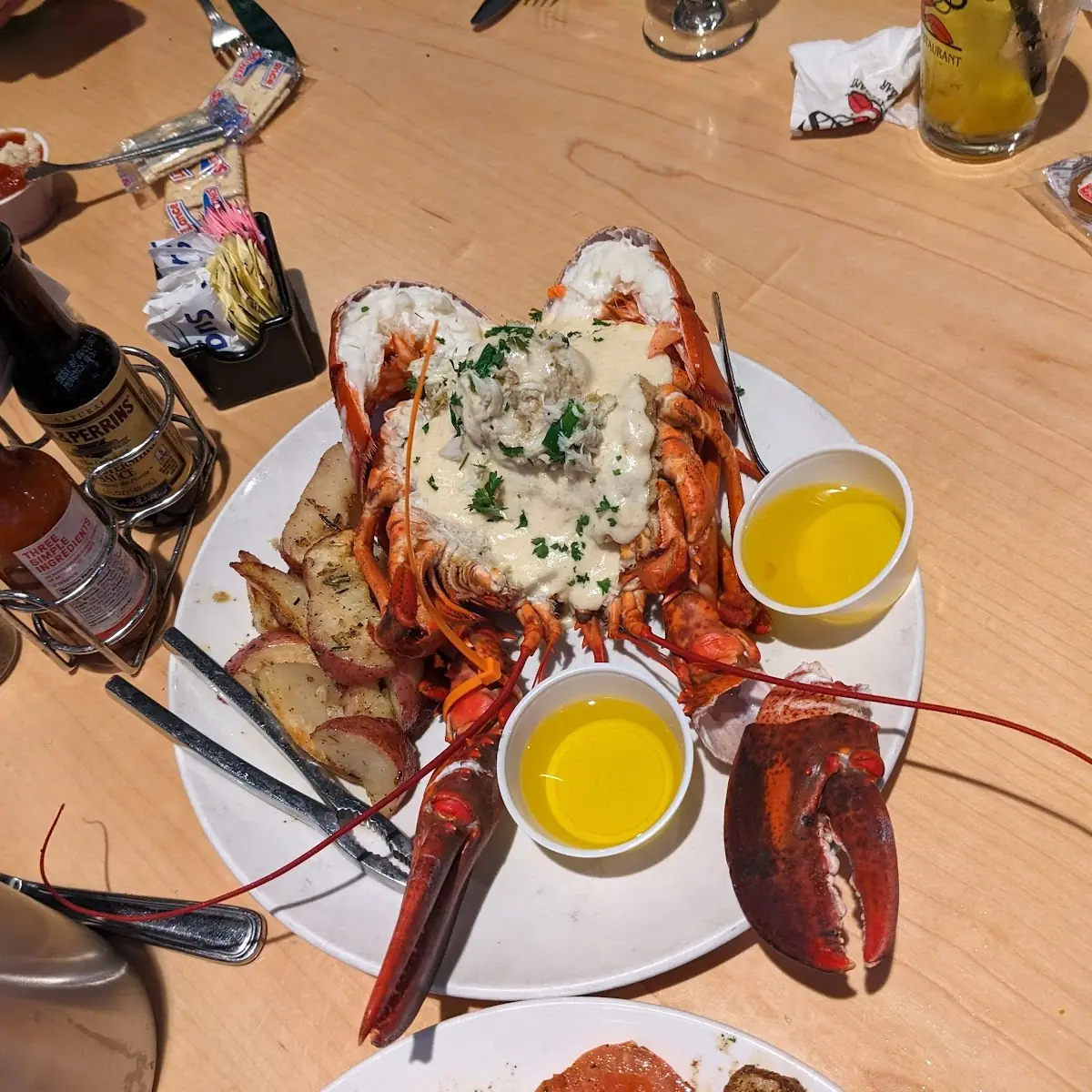 Half Stuffed Lobster