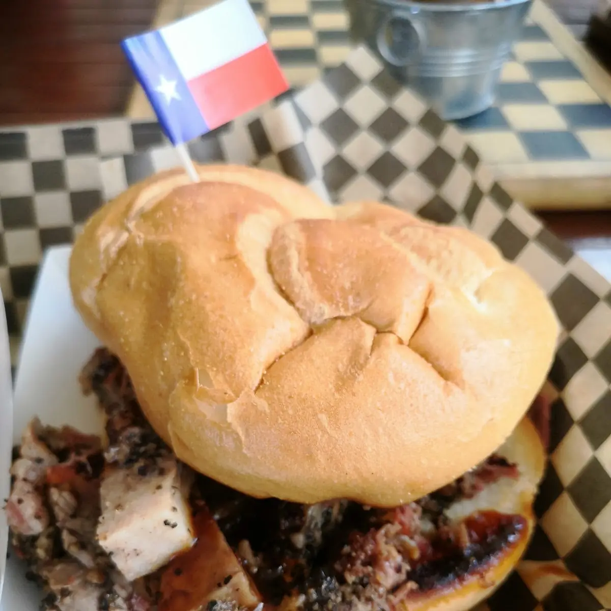 Chopped Brisket Sandwich