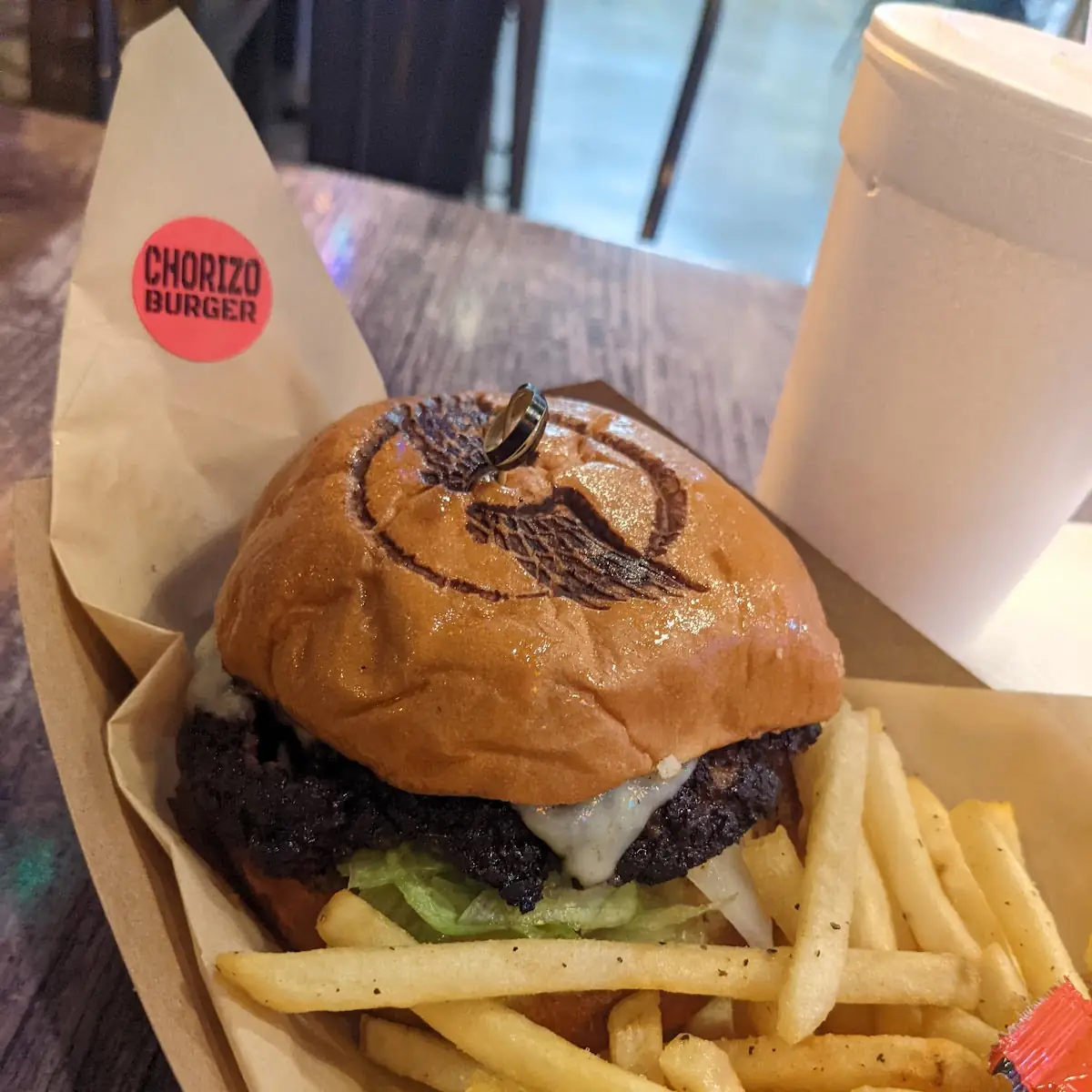 Chorizo Burger Menü