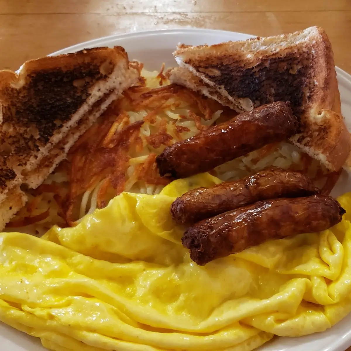 Hash Browns Eggs Toast