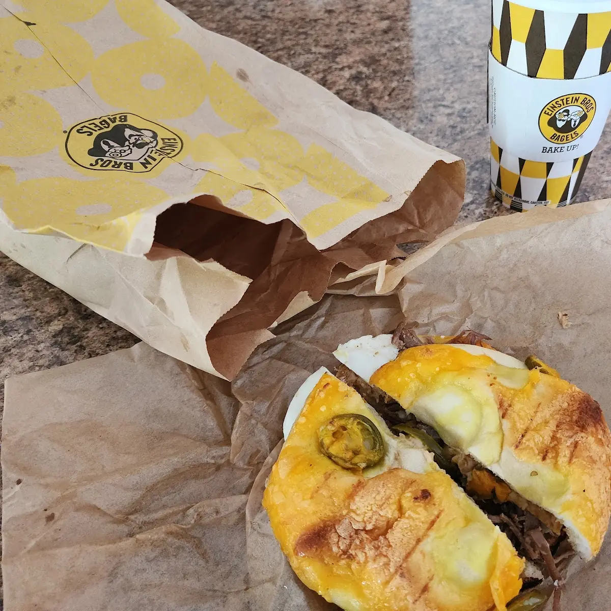 Burnt Breakfast Sandwich