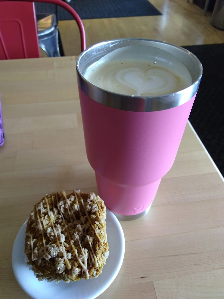 Chai Latte with Soy and Muffin