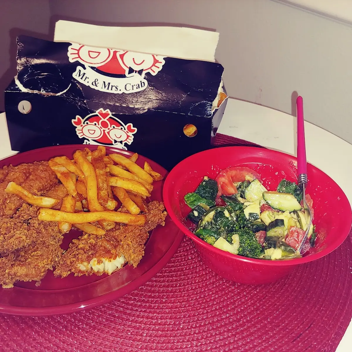 Fried Catfish and Cajun Fries