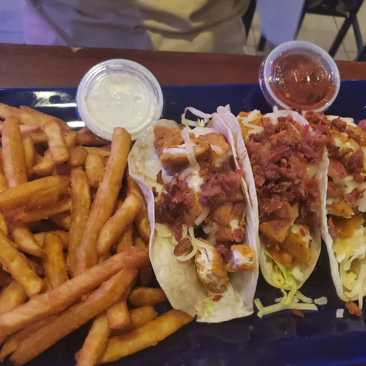 Chicken Club Tacos