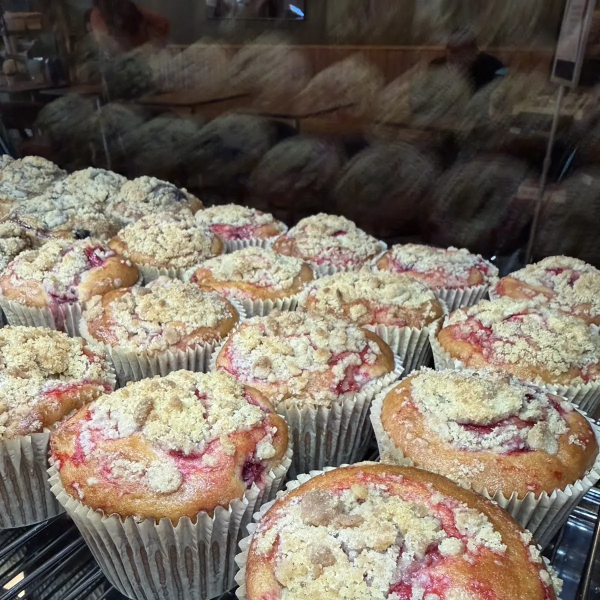 Strawberry White Chocolate Muffin