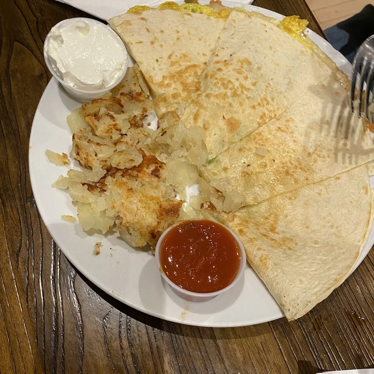 Vegan Santa Fe Quesadilla