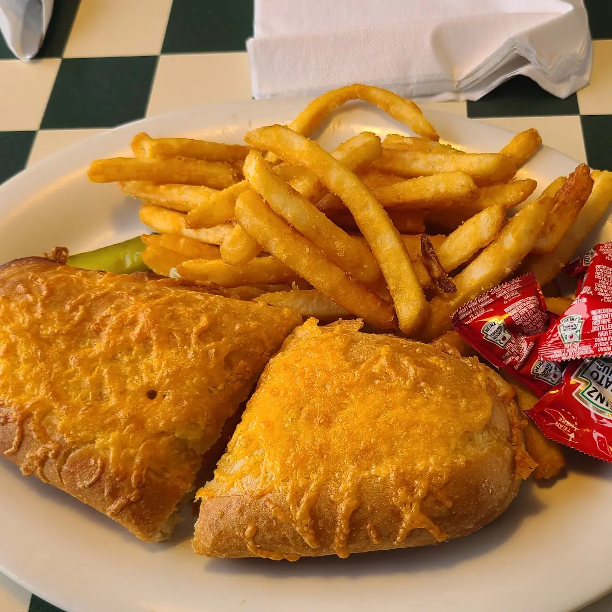 Black Forest Ham Sub and Fries