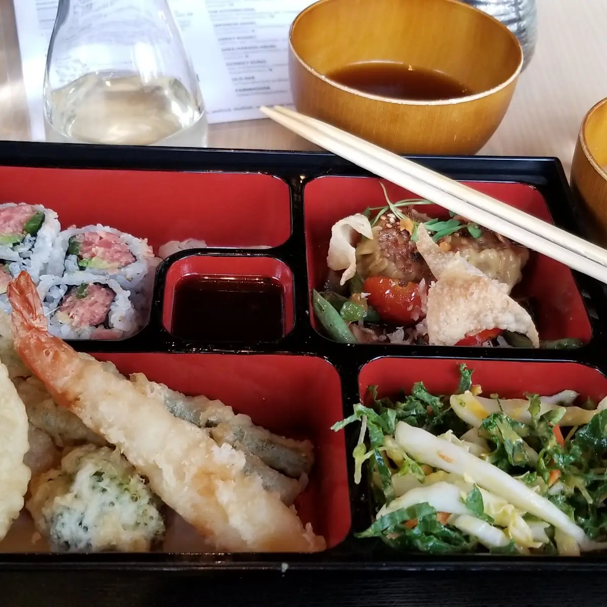 Tempura Bento Box Combo