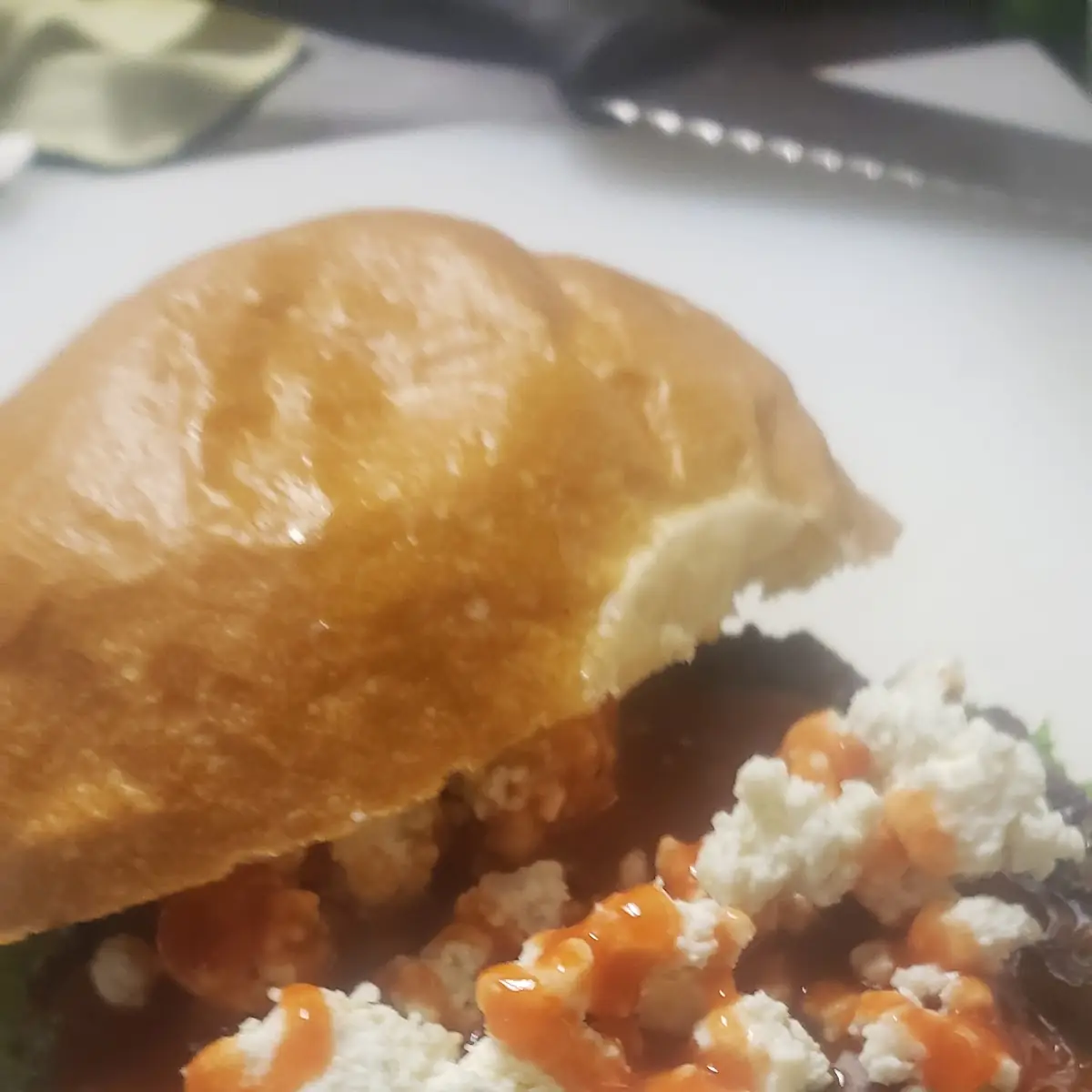 Buffalo Blue Cheese Burger