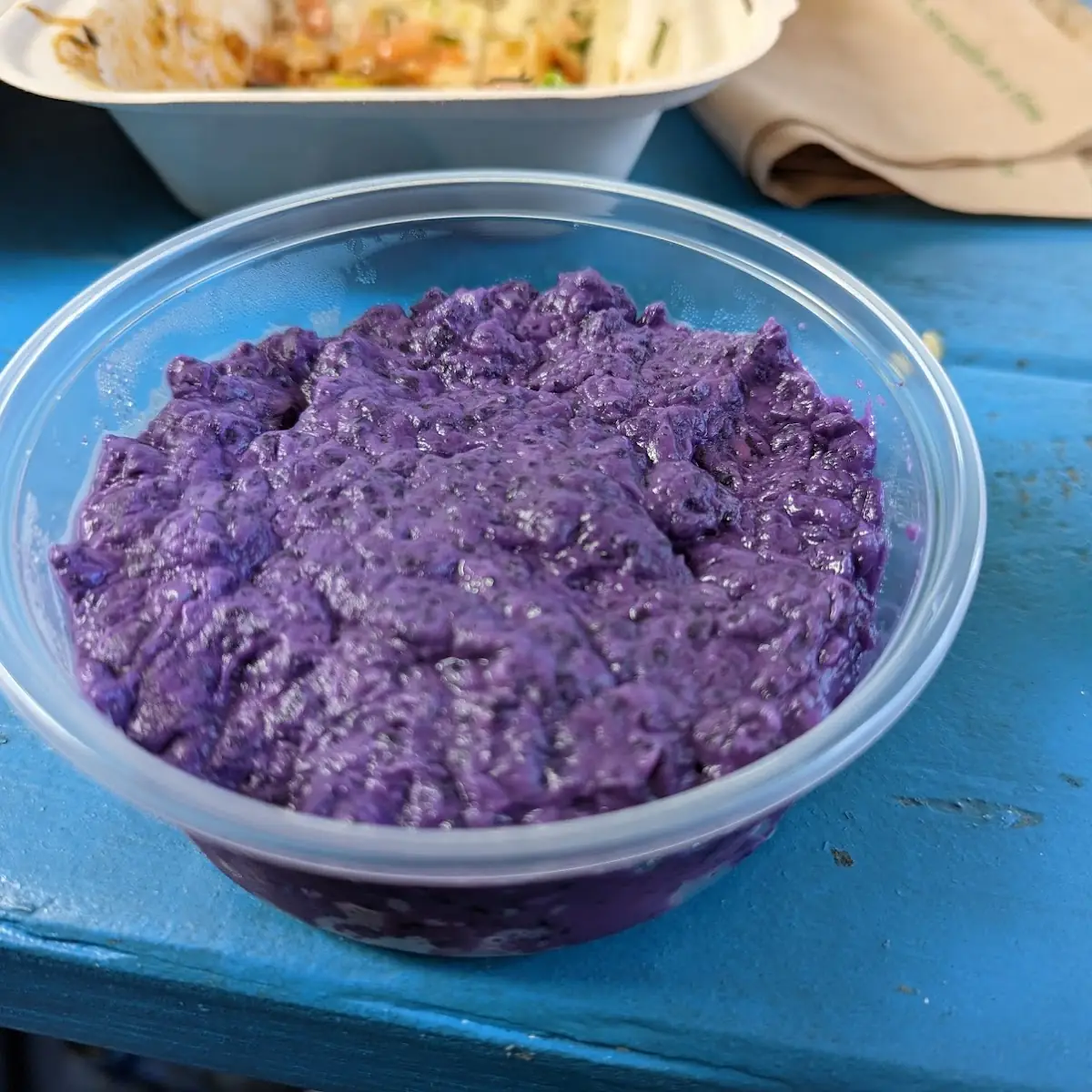 Ube Rice Pudding