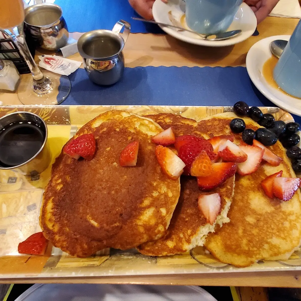 Ricotta Pancakes with Fresh Fruit And