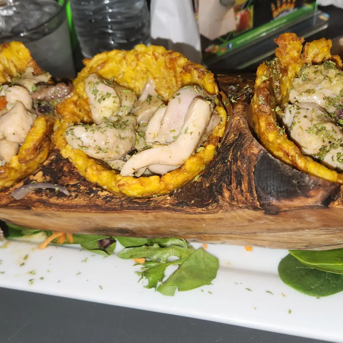 Mofongo Relleno De Kan Kan