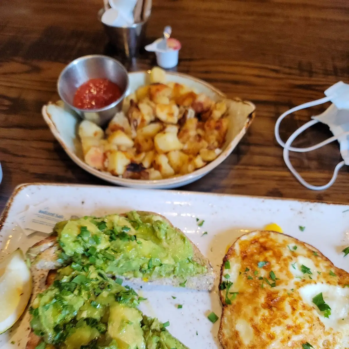 Avocado Toast and Eggs Benedict