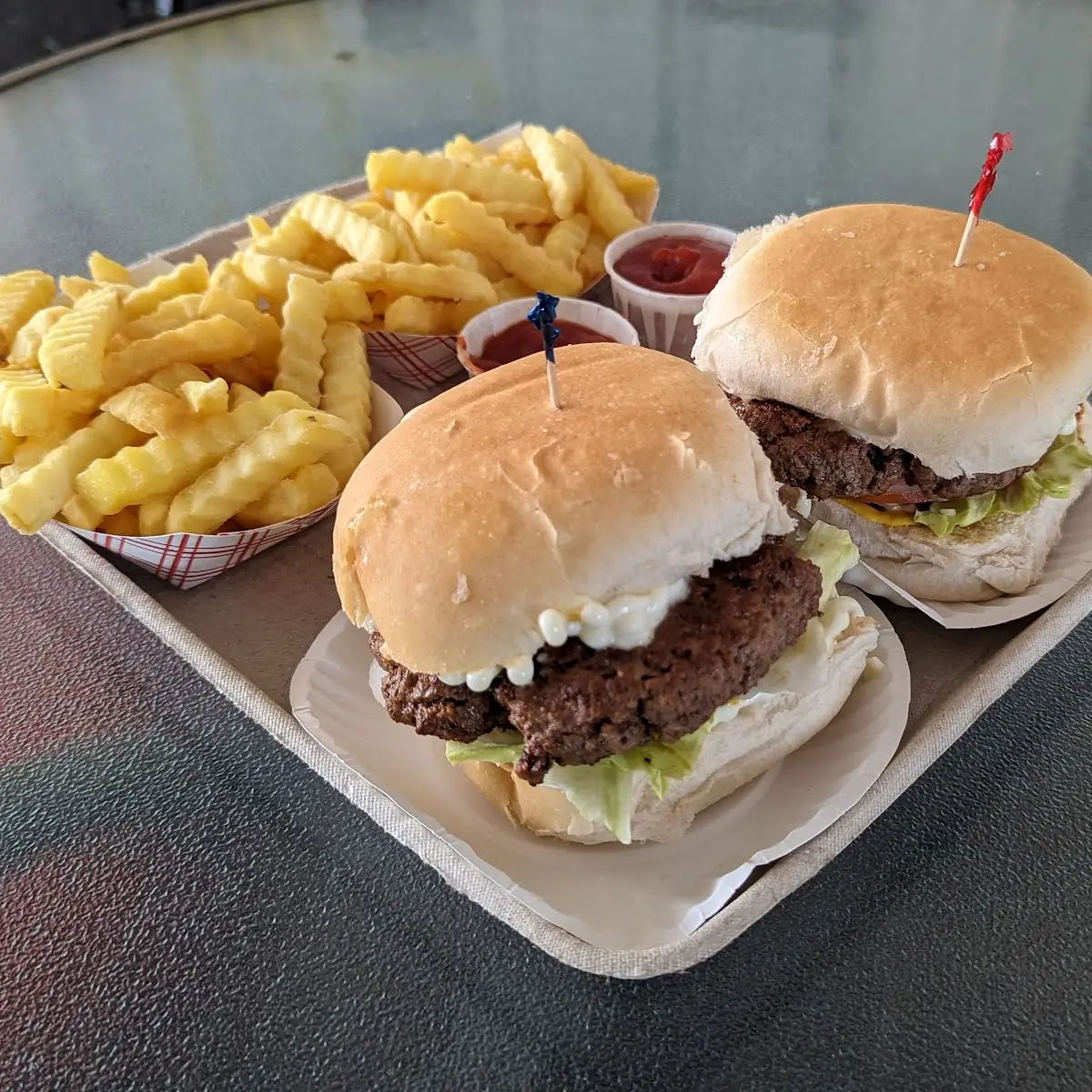 Papa Burger and Fries