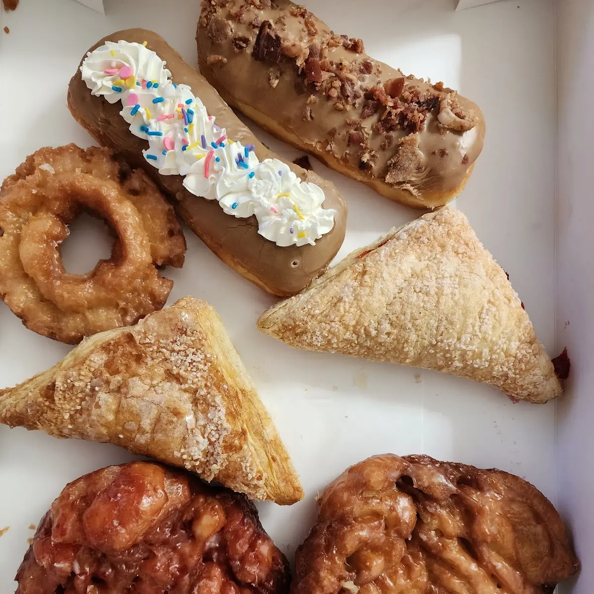 Apple Fritters Old Fashioned Apple Turnovers and Eclair