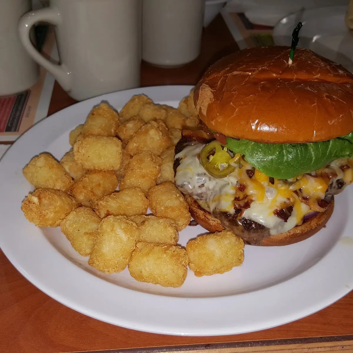 Deluxe Burger Add Jalapenos