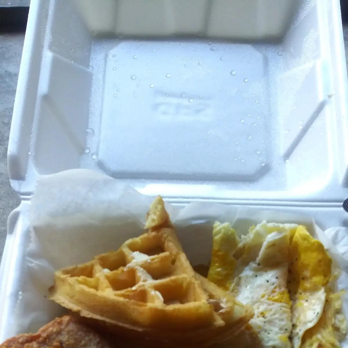 Pork Chop Breakfast Plate