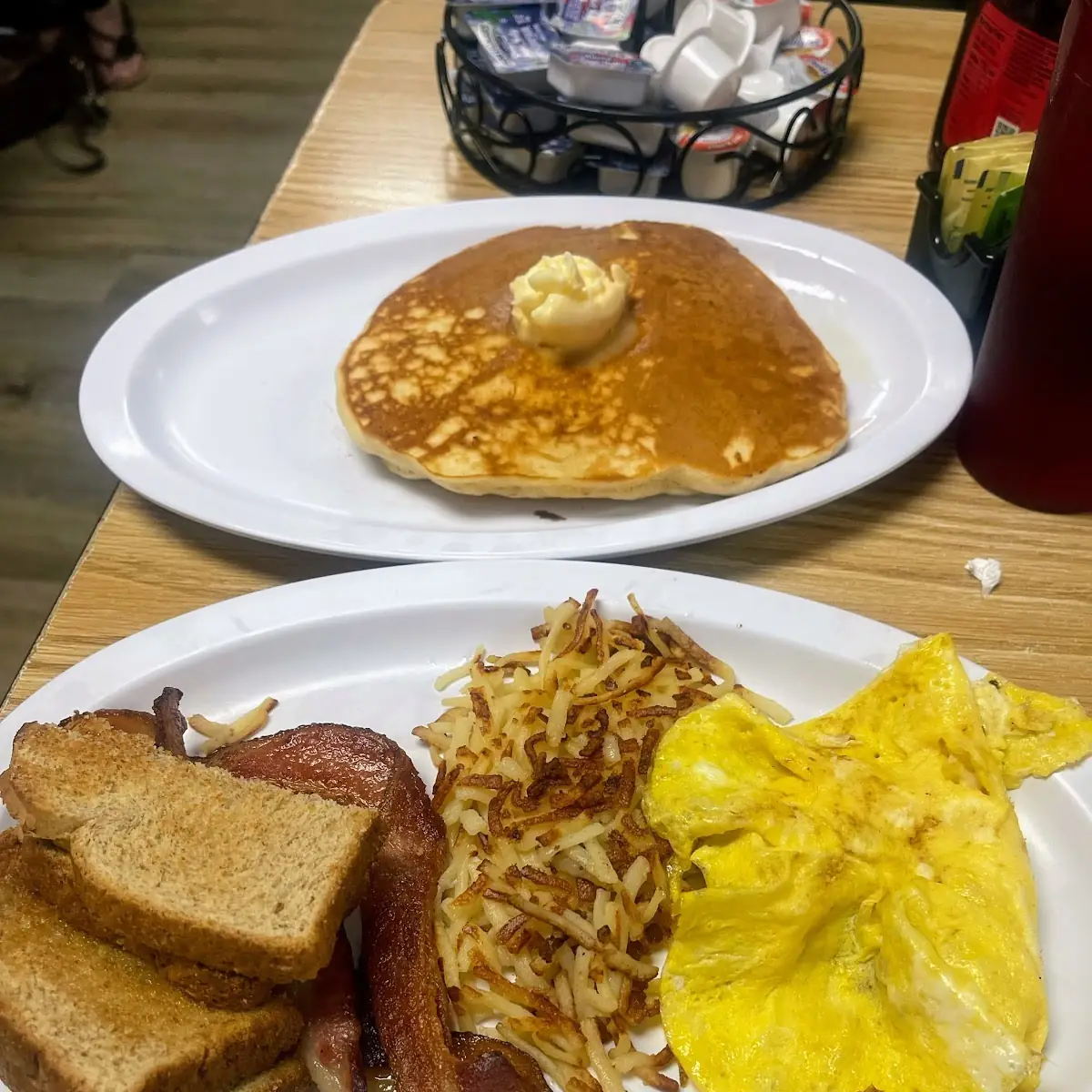 Bacon and Eggs with Hash Browns