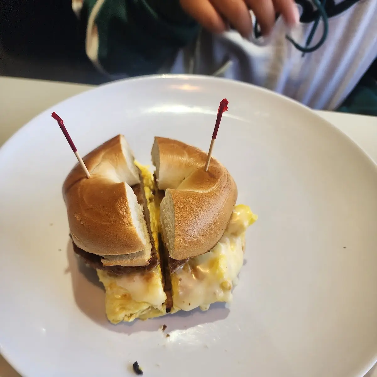 Sausage Egg and Cheese Sandwich