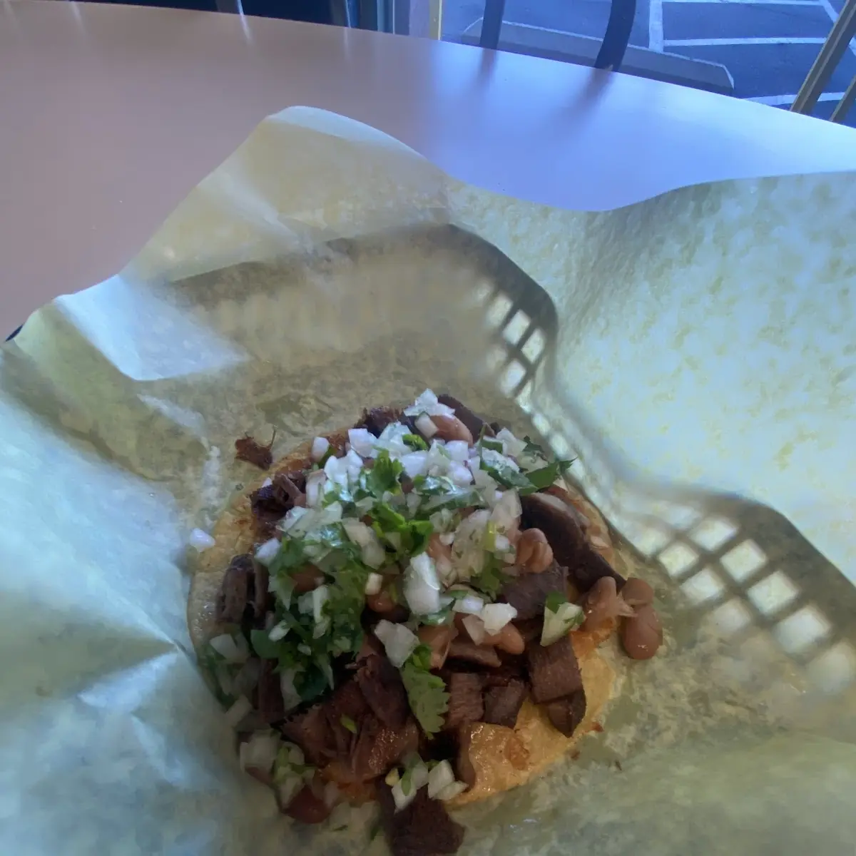 Beef Taco & Cheese Enchilada combo