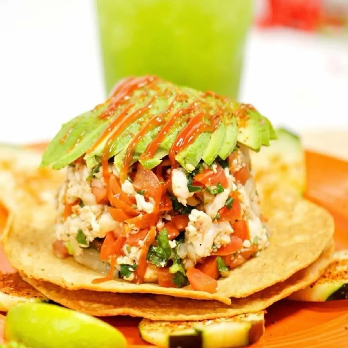Bean Tostada combo