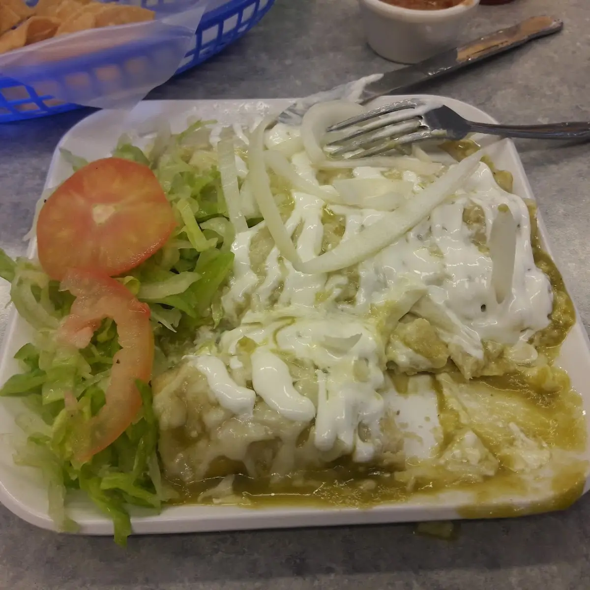 Enchiladas Verdes