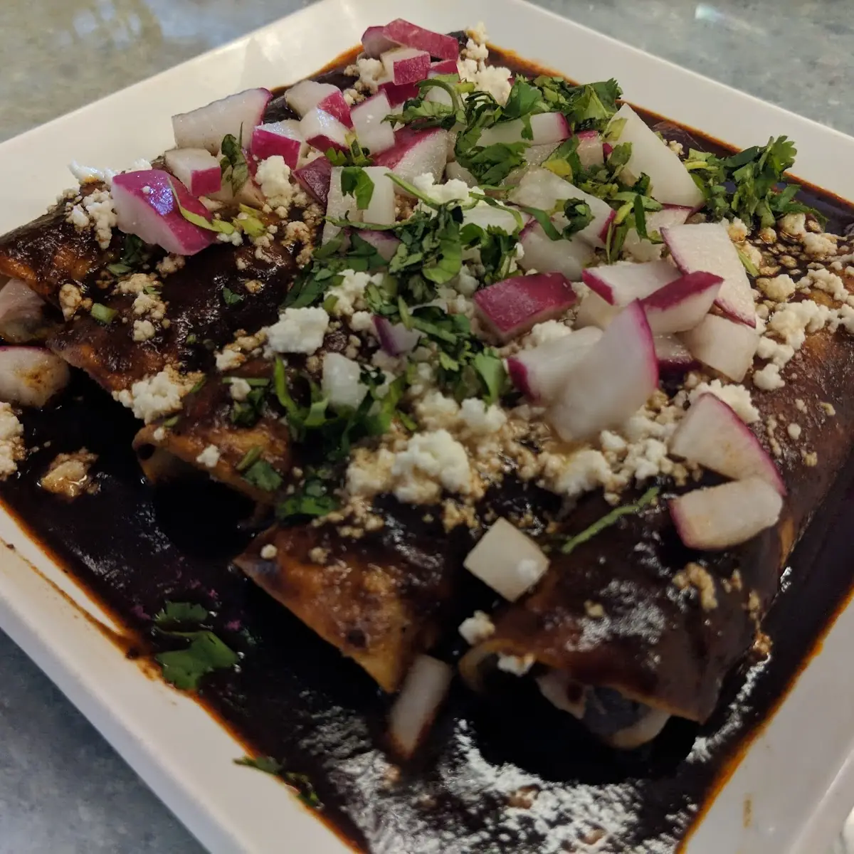 Mole Enchiladas