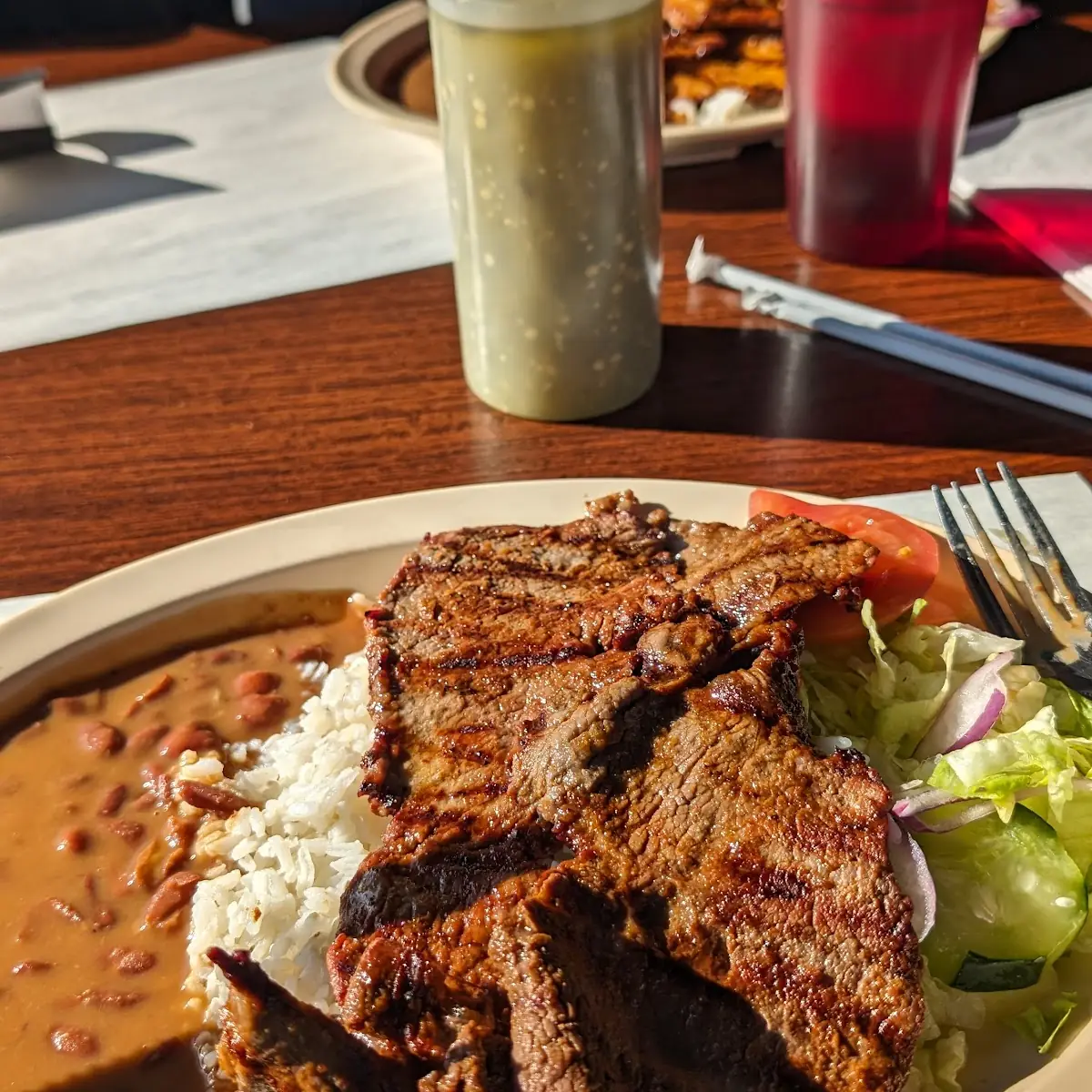 Charbroiled Chicken & NY Strip Steak