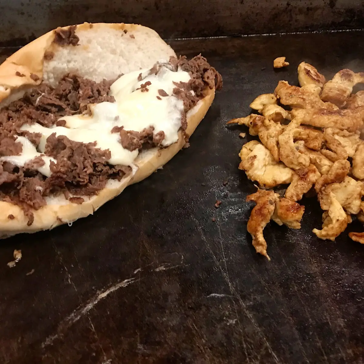 Large Pizza Steak Sandwich