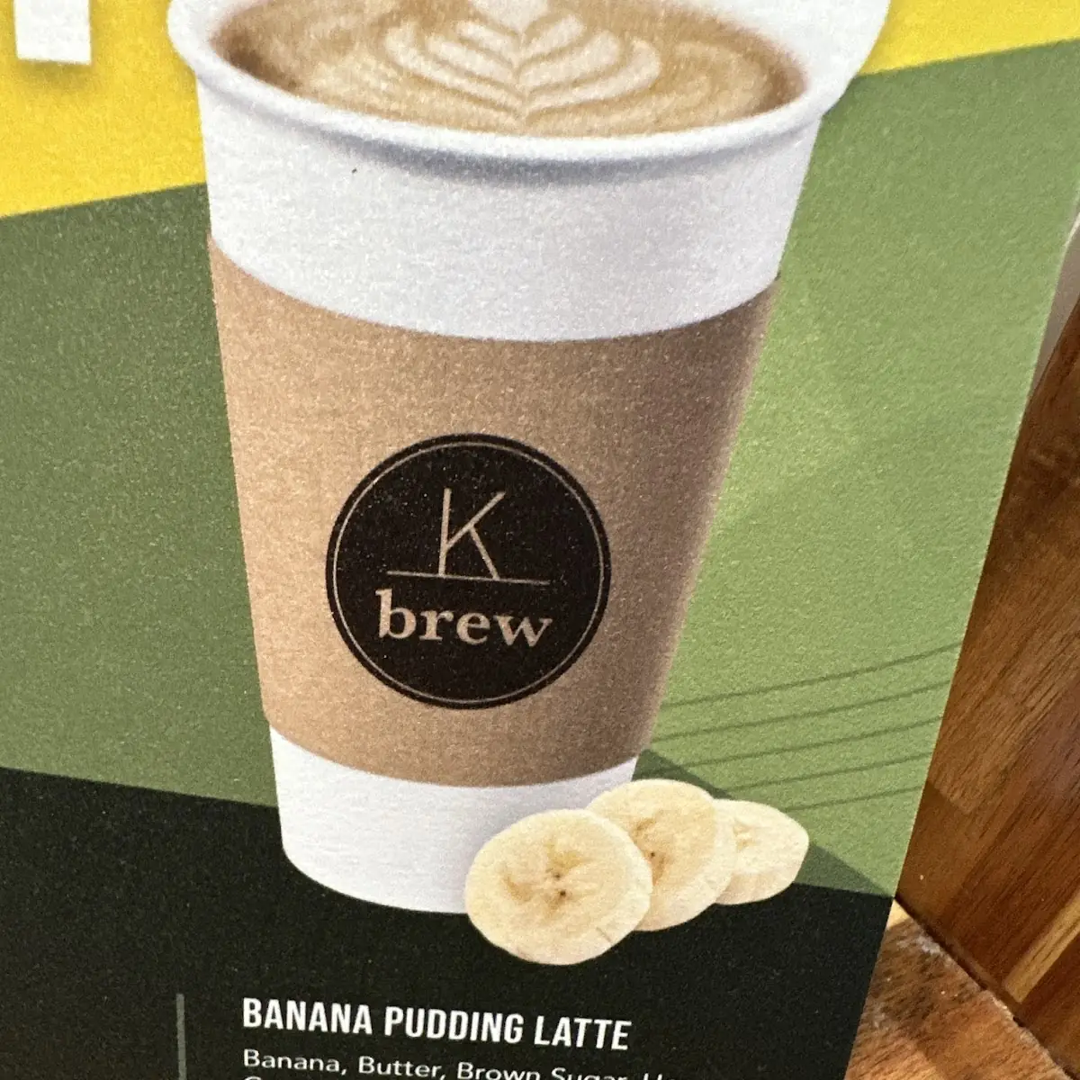 Banana Pudding Latte