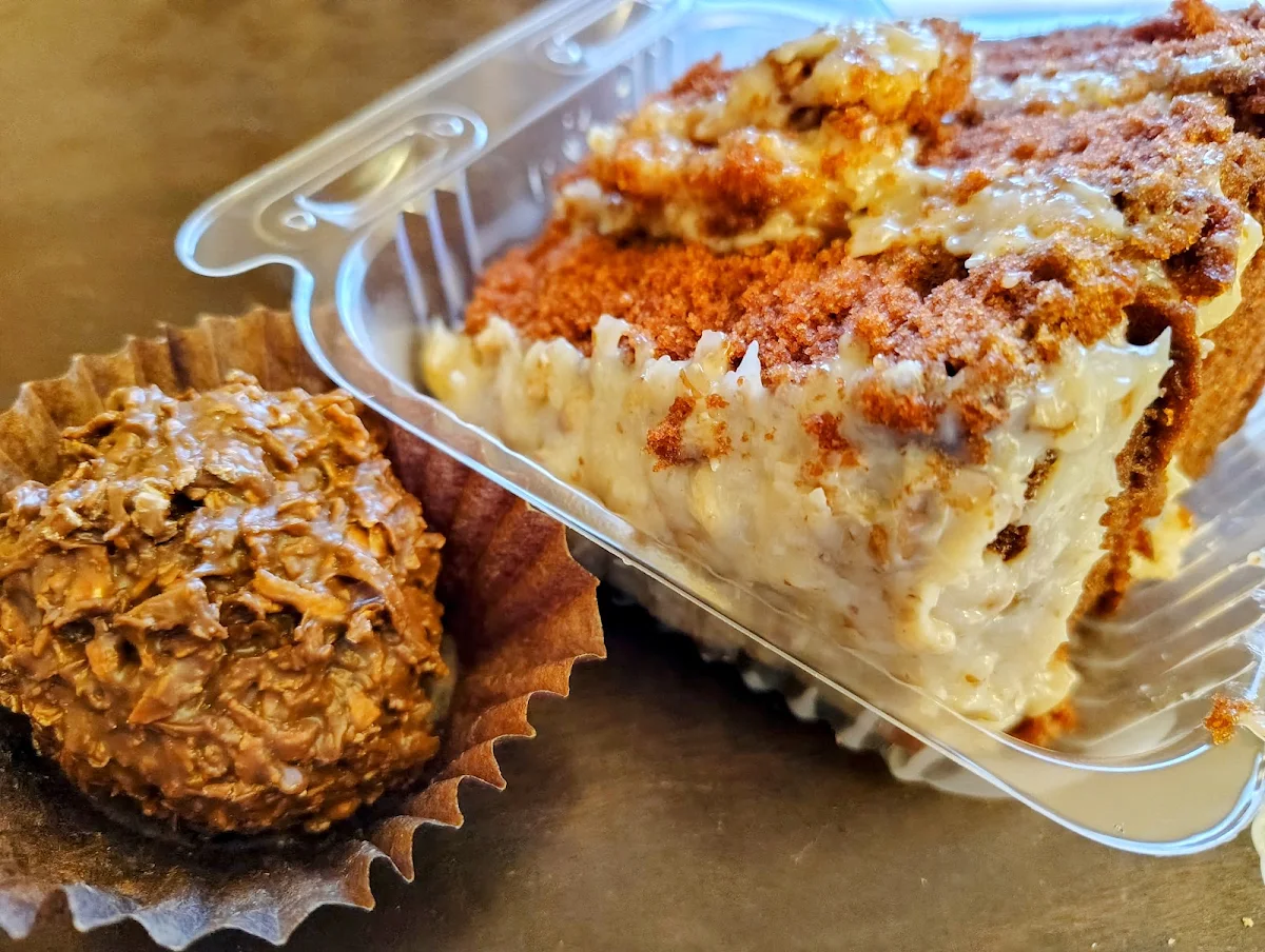 German Chocolate Cake Slice