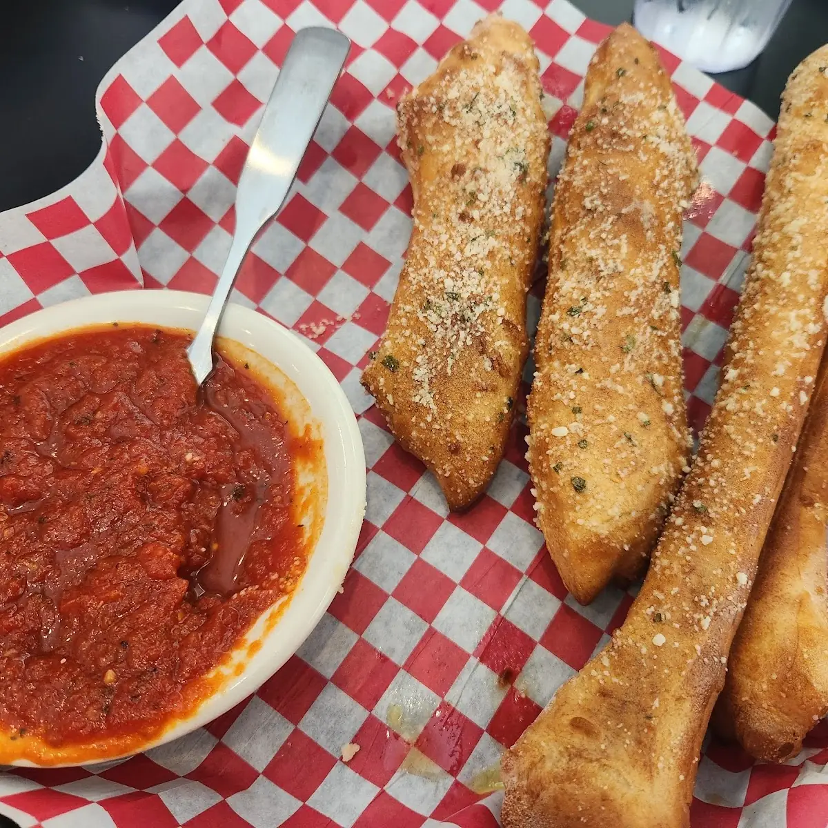 Bread Sticks with Sauce