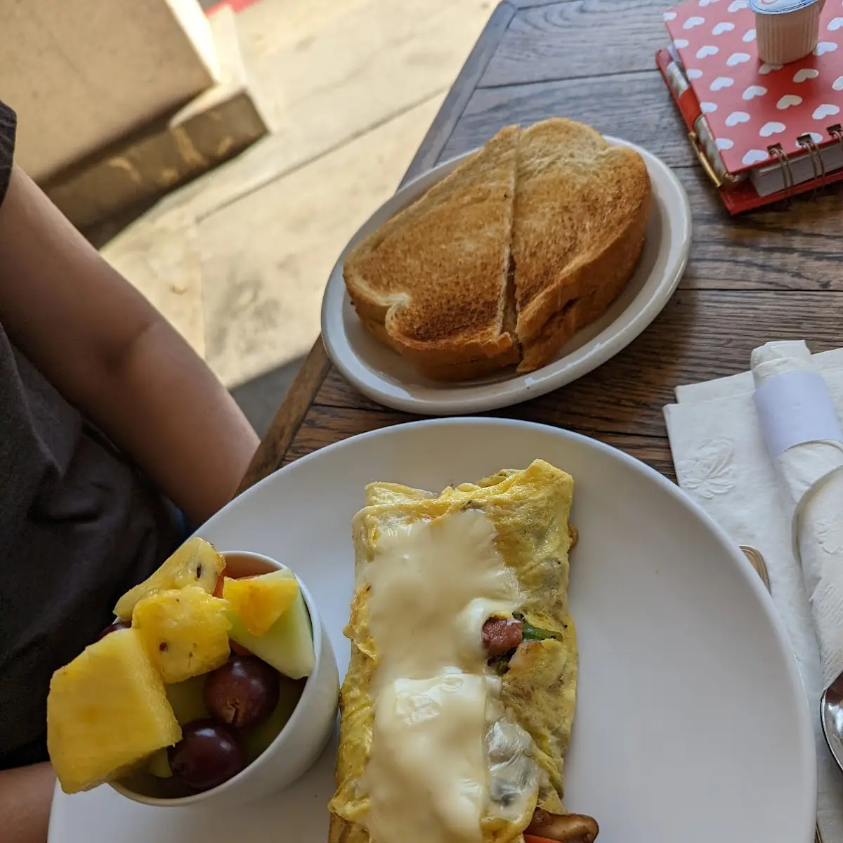 Italian Omelette with Fruit