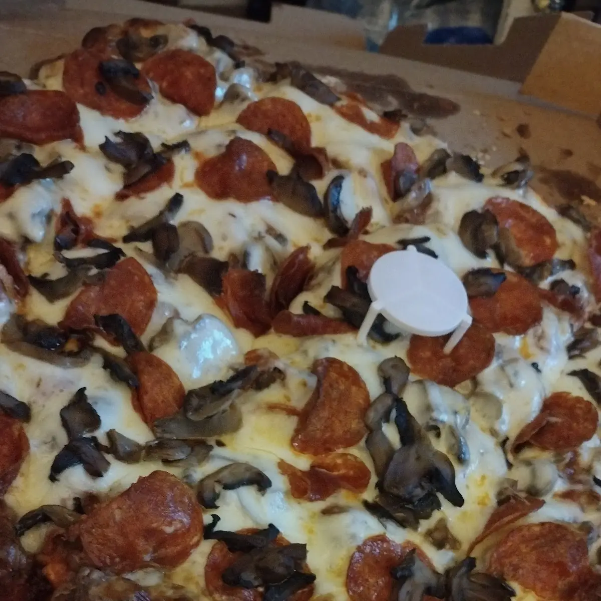 2x Beef 2x Mushroom 2x Pepperoni Pizza