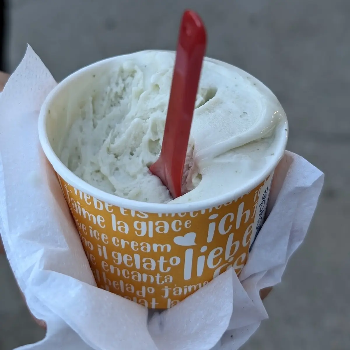 Lemon Basil Gelato