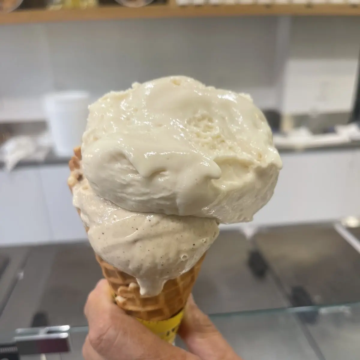 Two Scoops of Vanilla Ice Cream