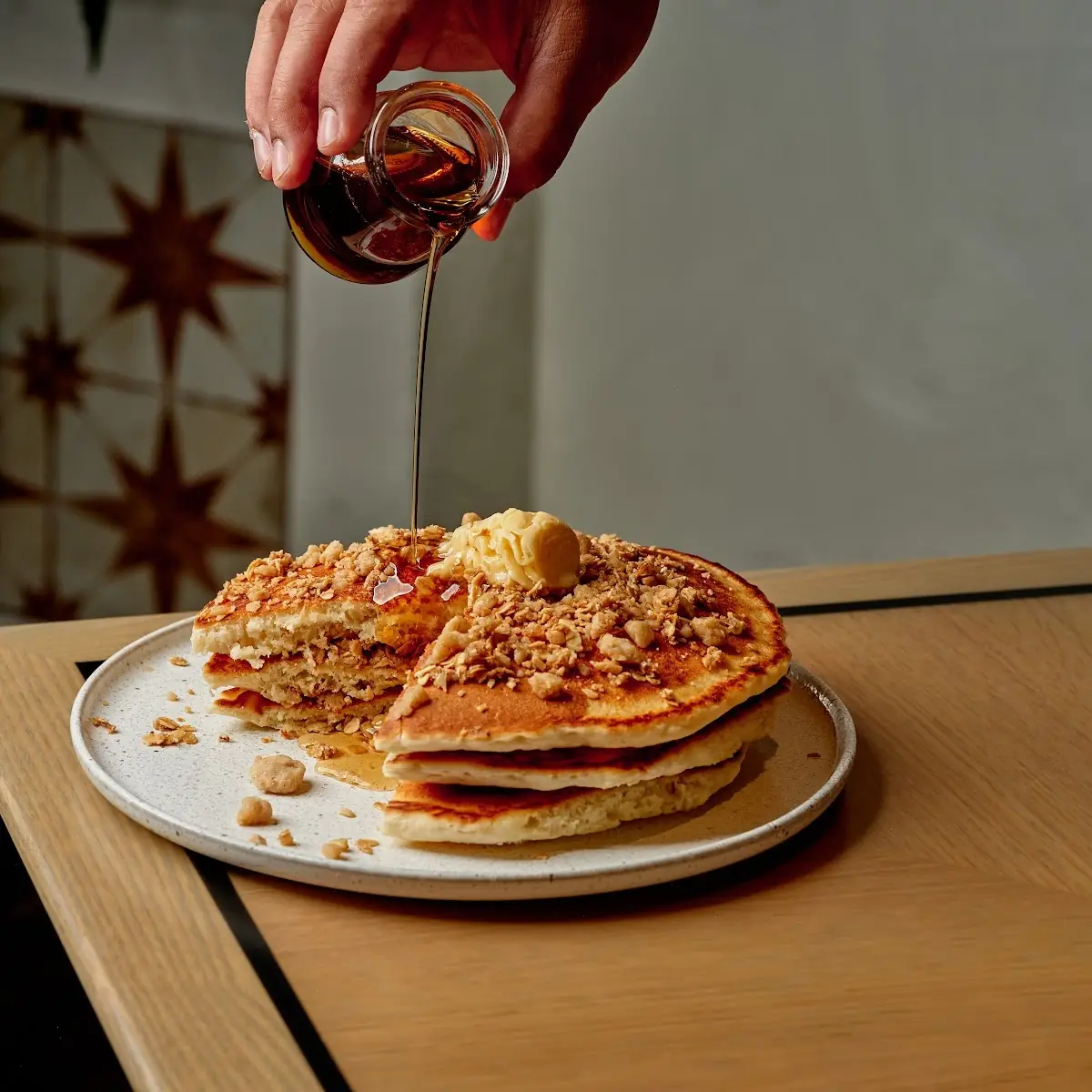 Espresso Streusel Pancake