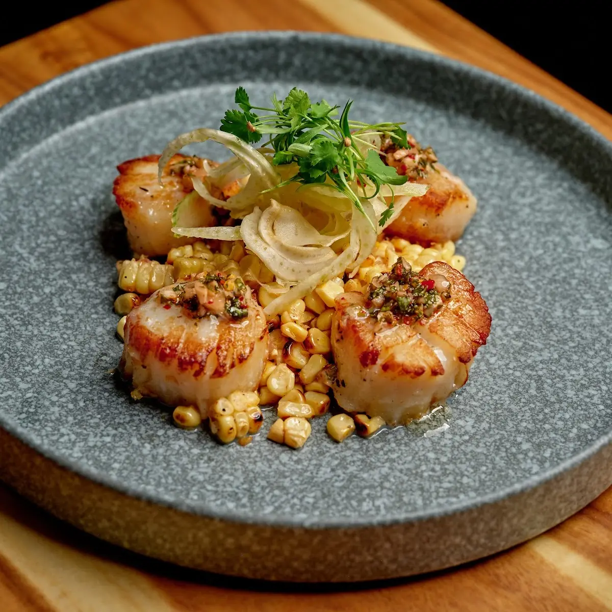 Pan Seared Day Boat Scallops