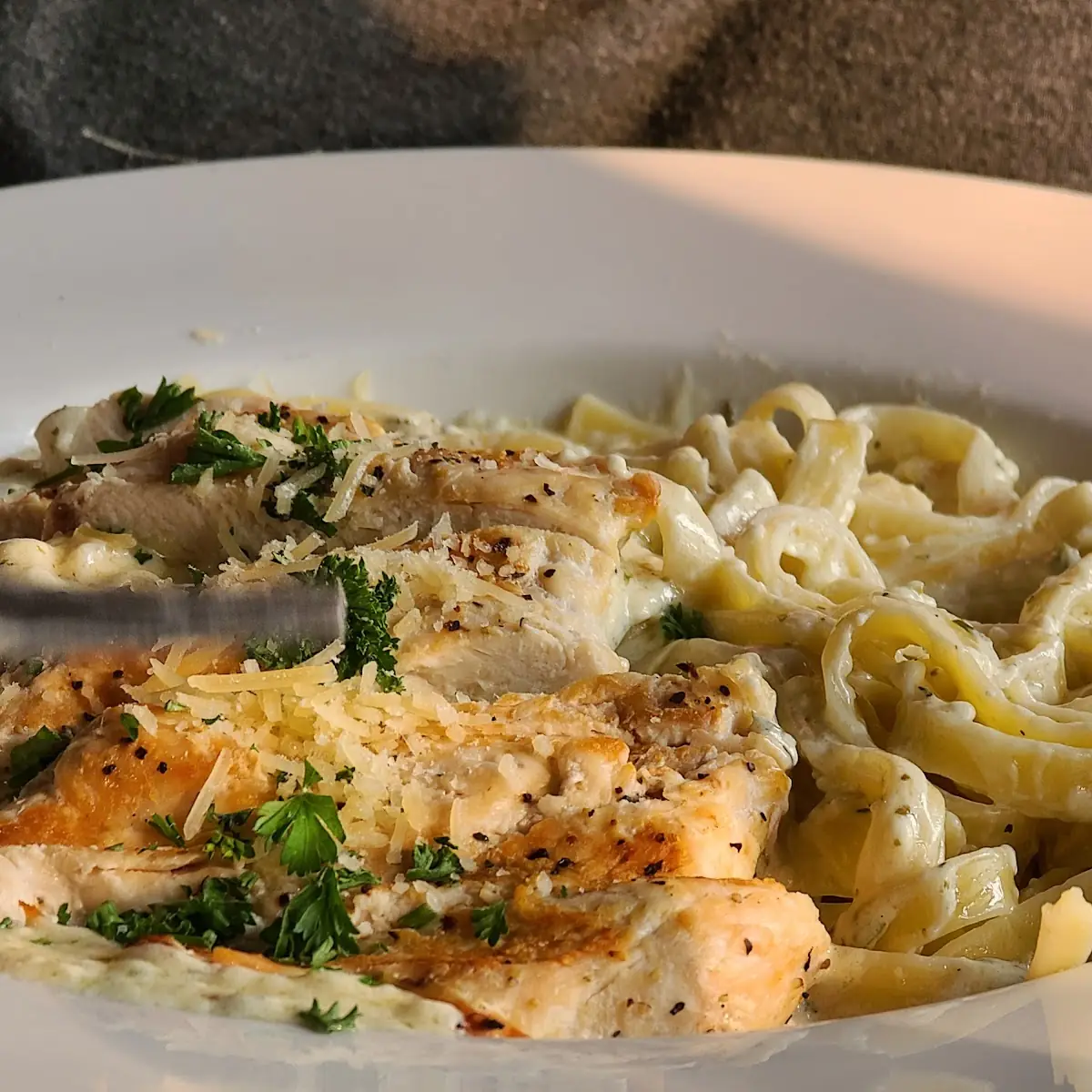 Chicken Fettuccine Alfredo
