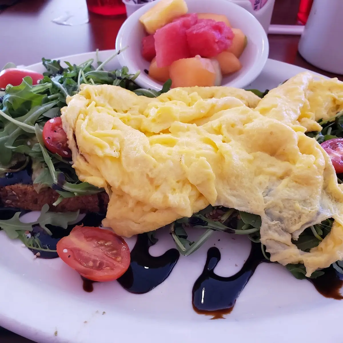 Avocado Toast with Scrambled Eggs