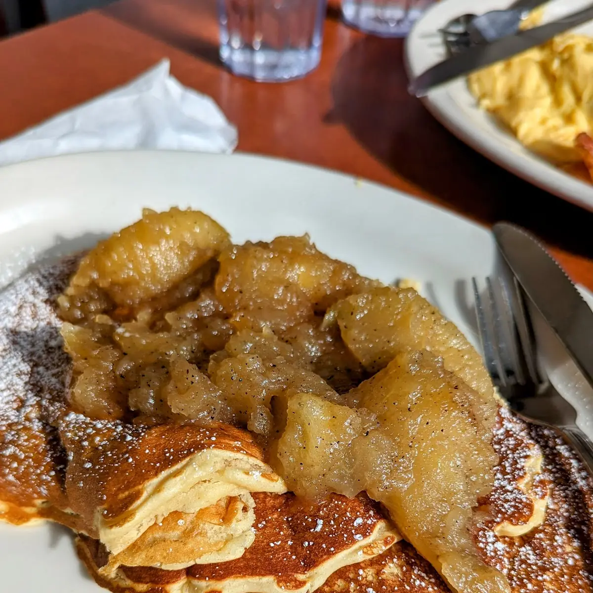 Cinnamon Apple Pancakes