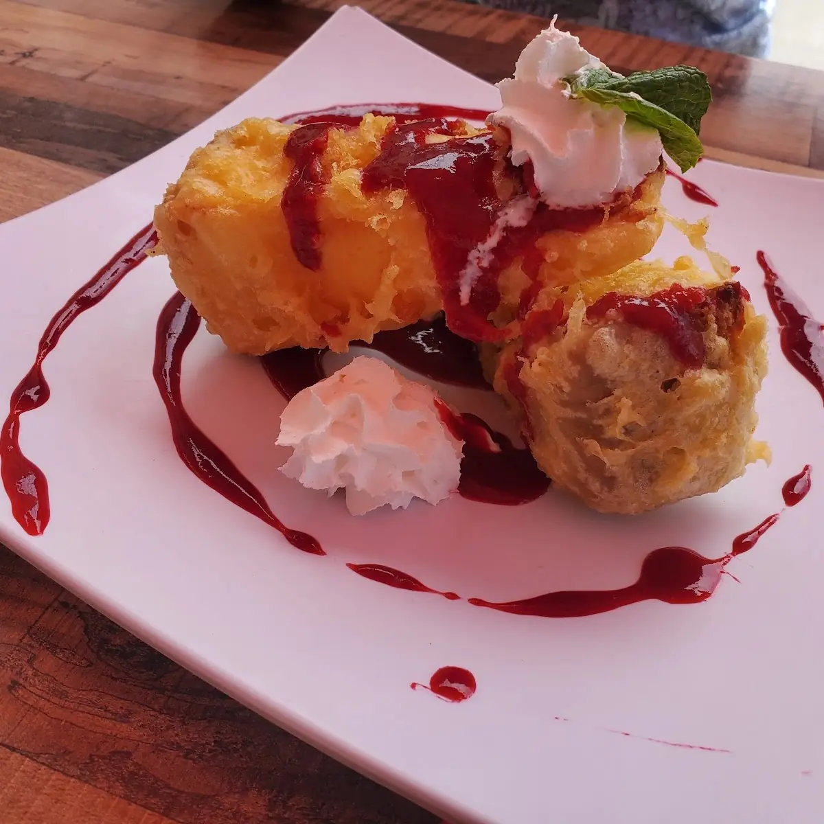 Tempura Fried Cheesecake