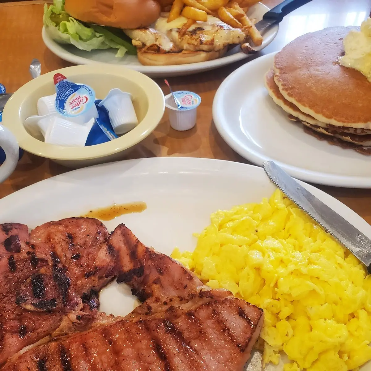 Ham Steak & Eggs