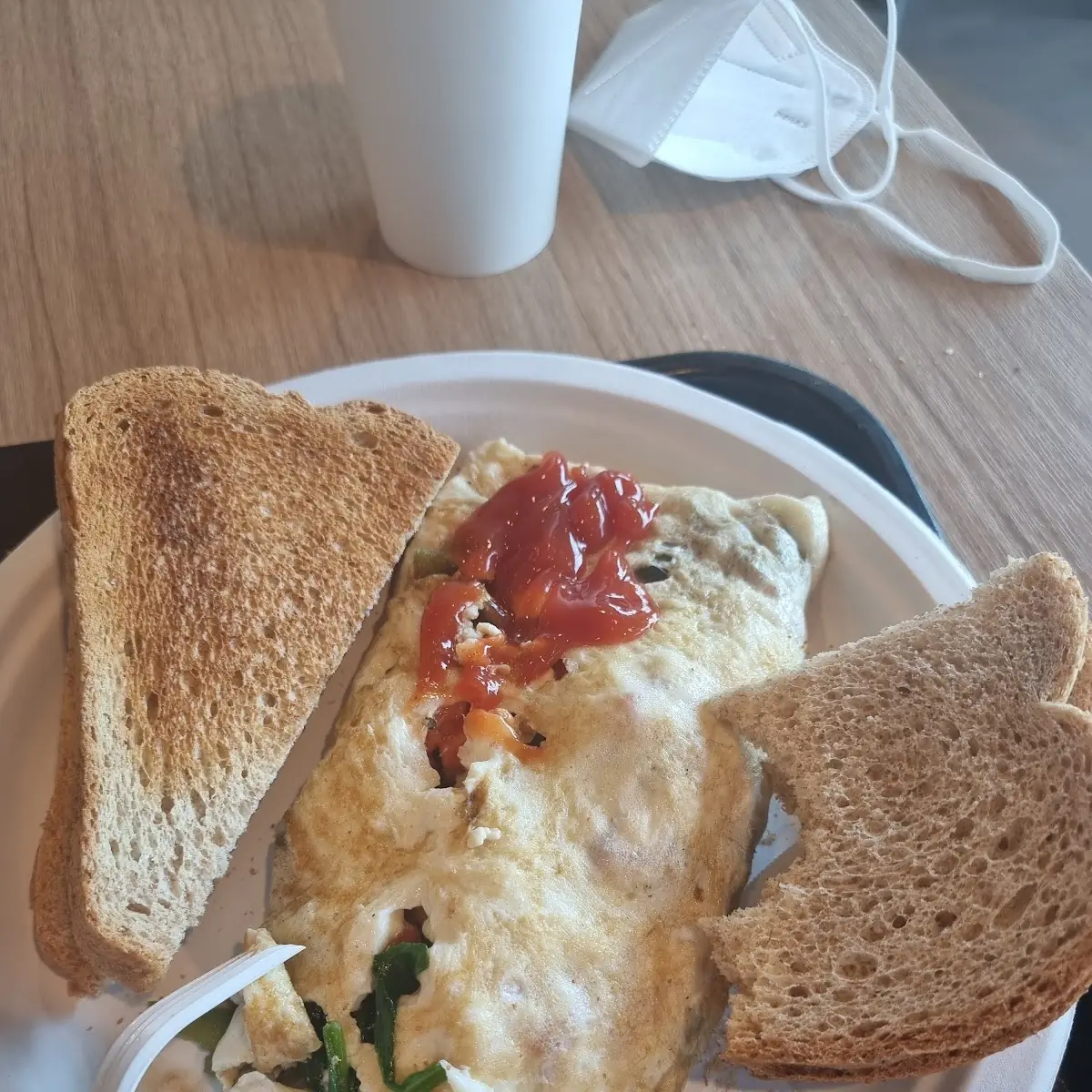 Egg White Garden Omelet