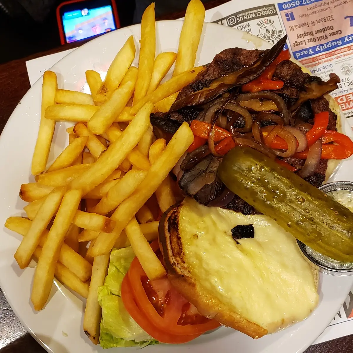 Mushroom Swiss Burger