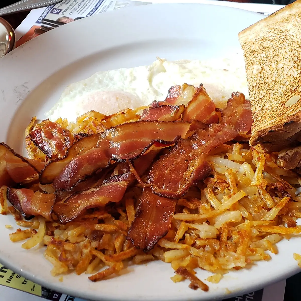 Two Eggs & Turkey Bacon
