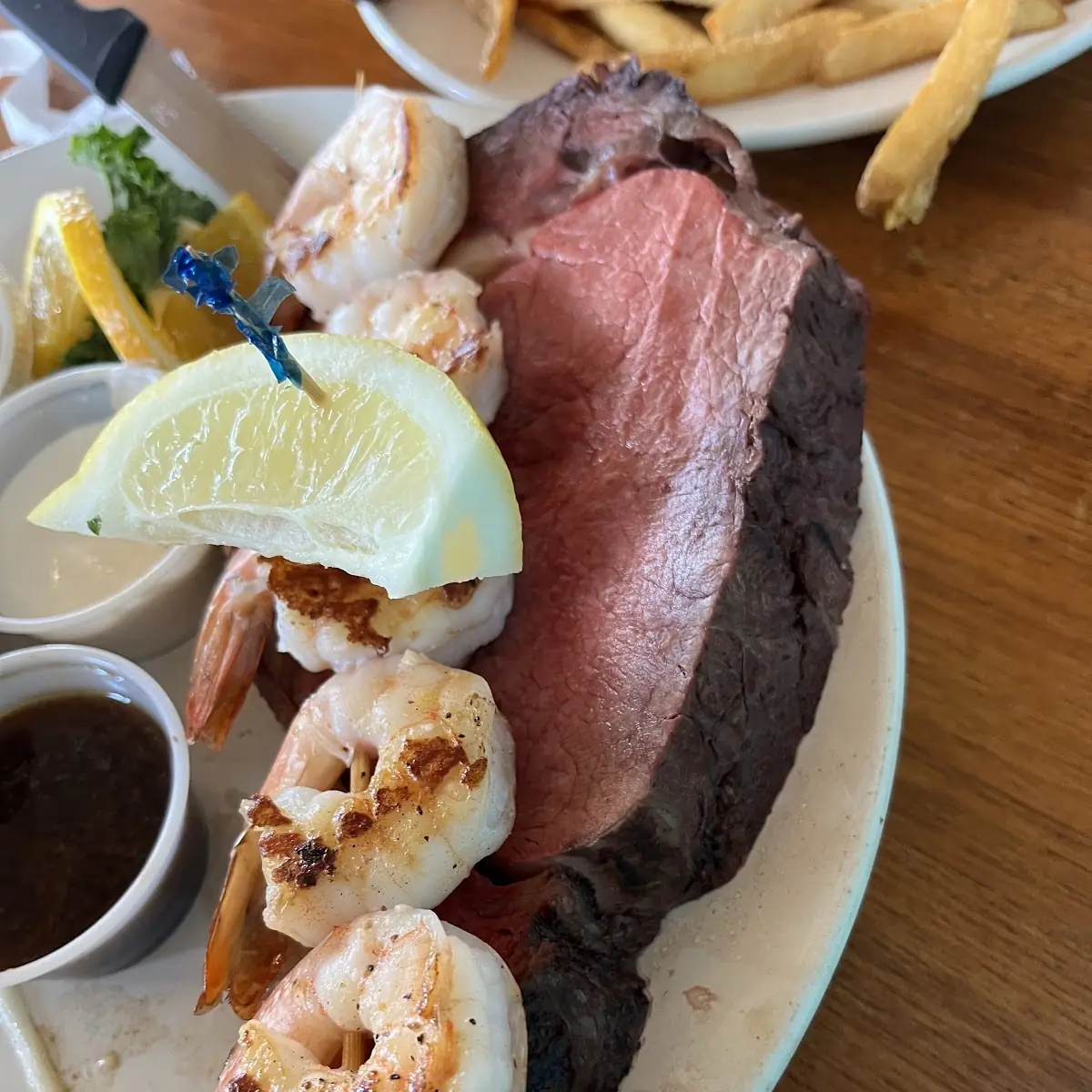 Prime Rib & Shrimp